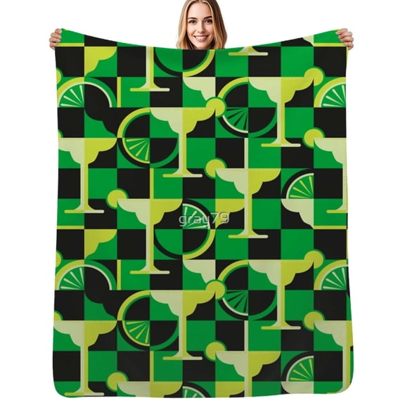 Margarita Flannel Blankets Soft Throw Blanket Winter Travel Office Outdoor Bedspread