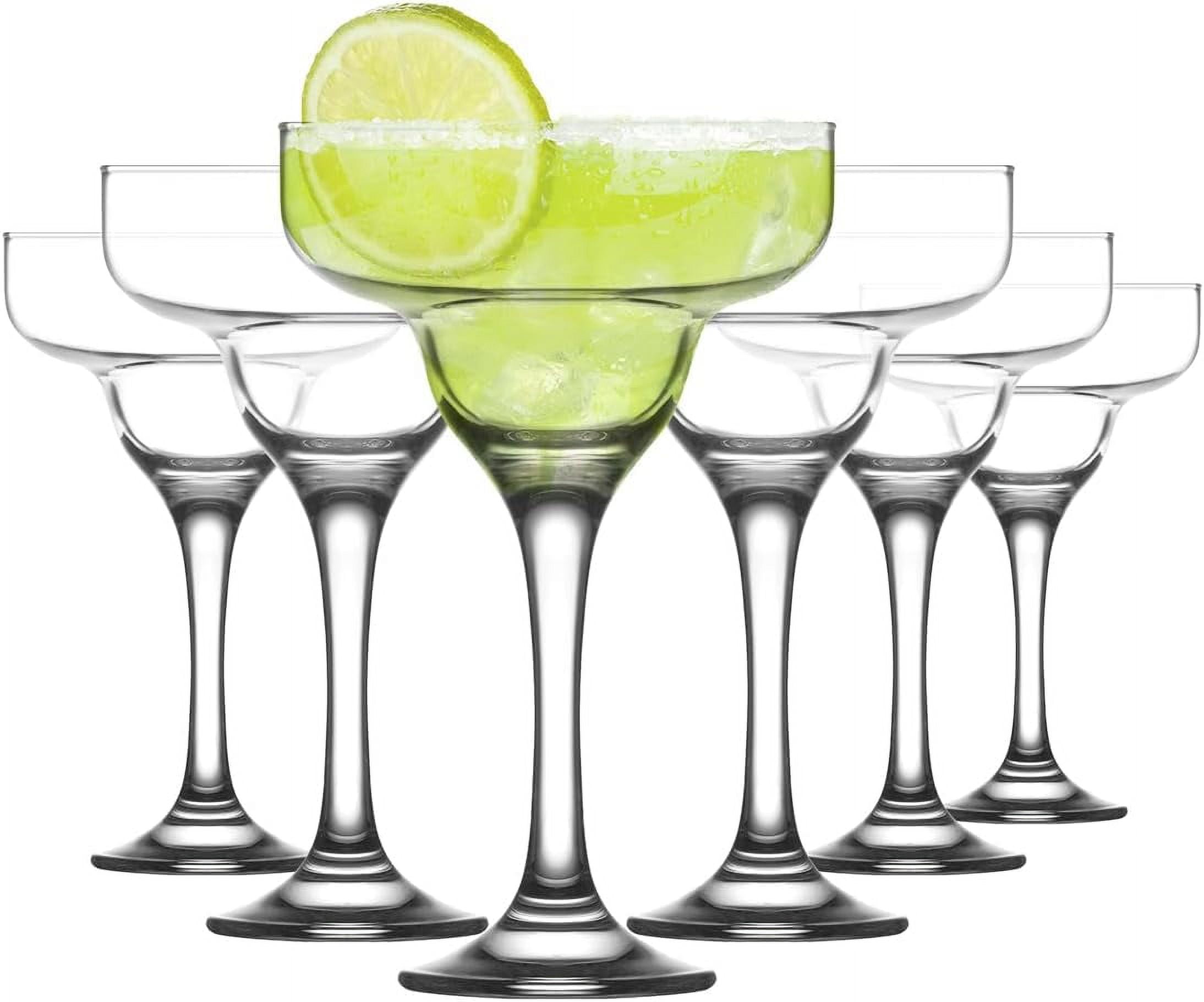 Margarita Glasses Set of 6 Margarita Cocktail Glasses 10.25 oz