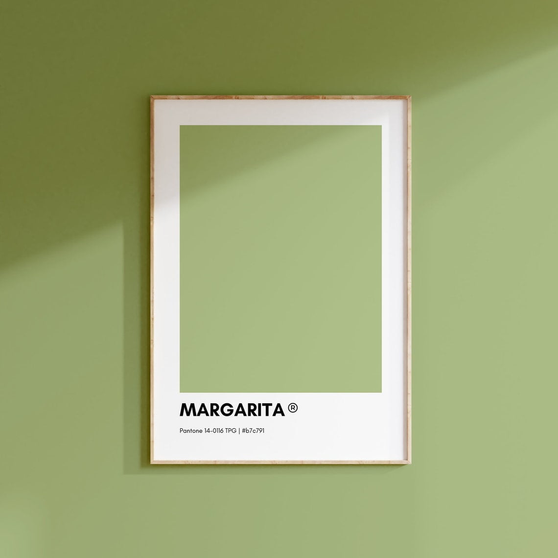 8026 Color Margarita Green Pantone, Green Pantone Print Poster, Green Pantone Wall ...