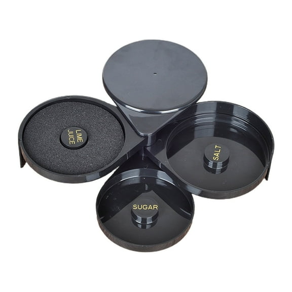 Margarita-Salt Rimmer Glass Station Home Salt Sugar-Tajin Glass Rimmer for-Cocktails Seasoning Board