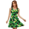 thumbnail image 1 of Margarita Women's Tank Dress V Neck Sleeveless Summer Sundress, 1 of 7