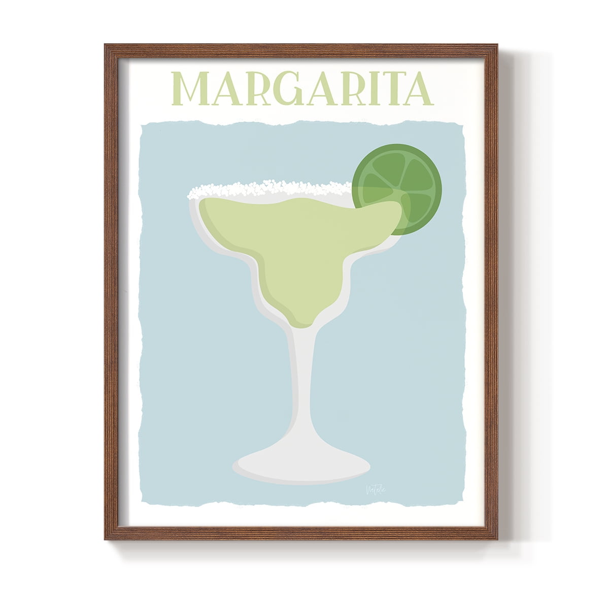 Margarita in Brown Solid Wood 8 x 10 Framed Print
