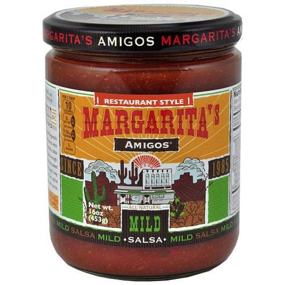 Margarita's Amigos Mild Restaurant Style Salsa 16oz Jar