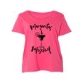 thumbnail image 1 of Margaritas & Mischief Womens Plus Size Scoopneck Tee, 1 of 1