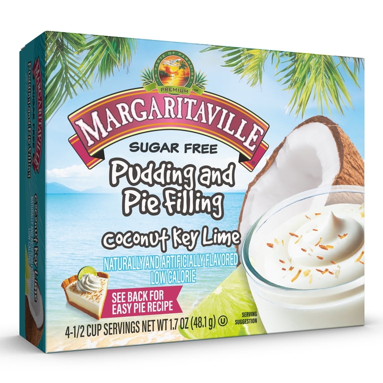 Margaritaville, Pudding Mix, Coconut Key Lime, 4 Servings