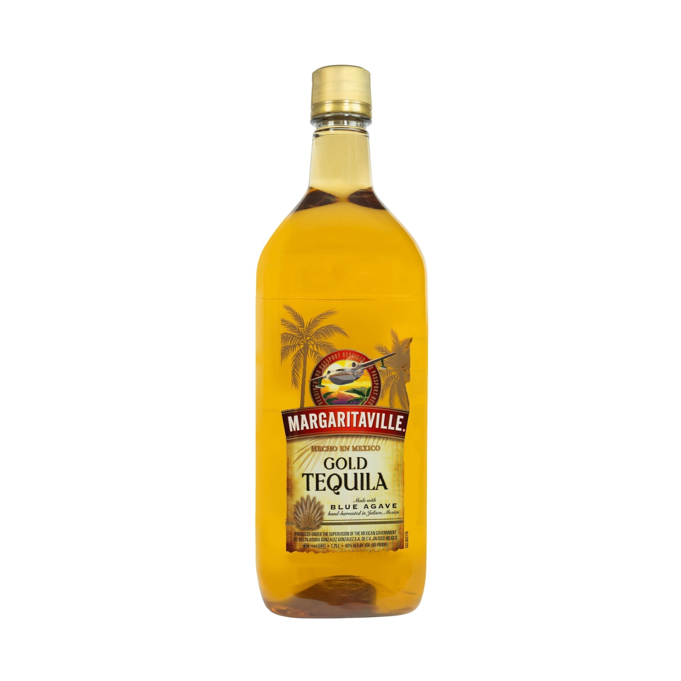 Margaritaville Gold Tequila, 1.75L, 80 Proof (40% ABV) - Walmart.com
