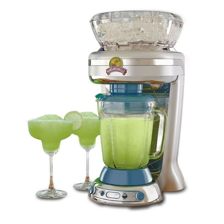 Margaritaville Key West Frozen Concoction Maker with Easy Pour Jar and XL Ice Reservoir - Silver