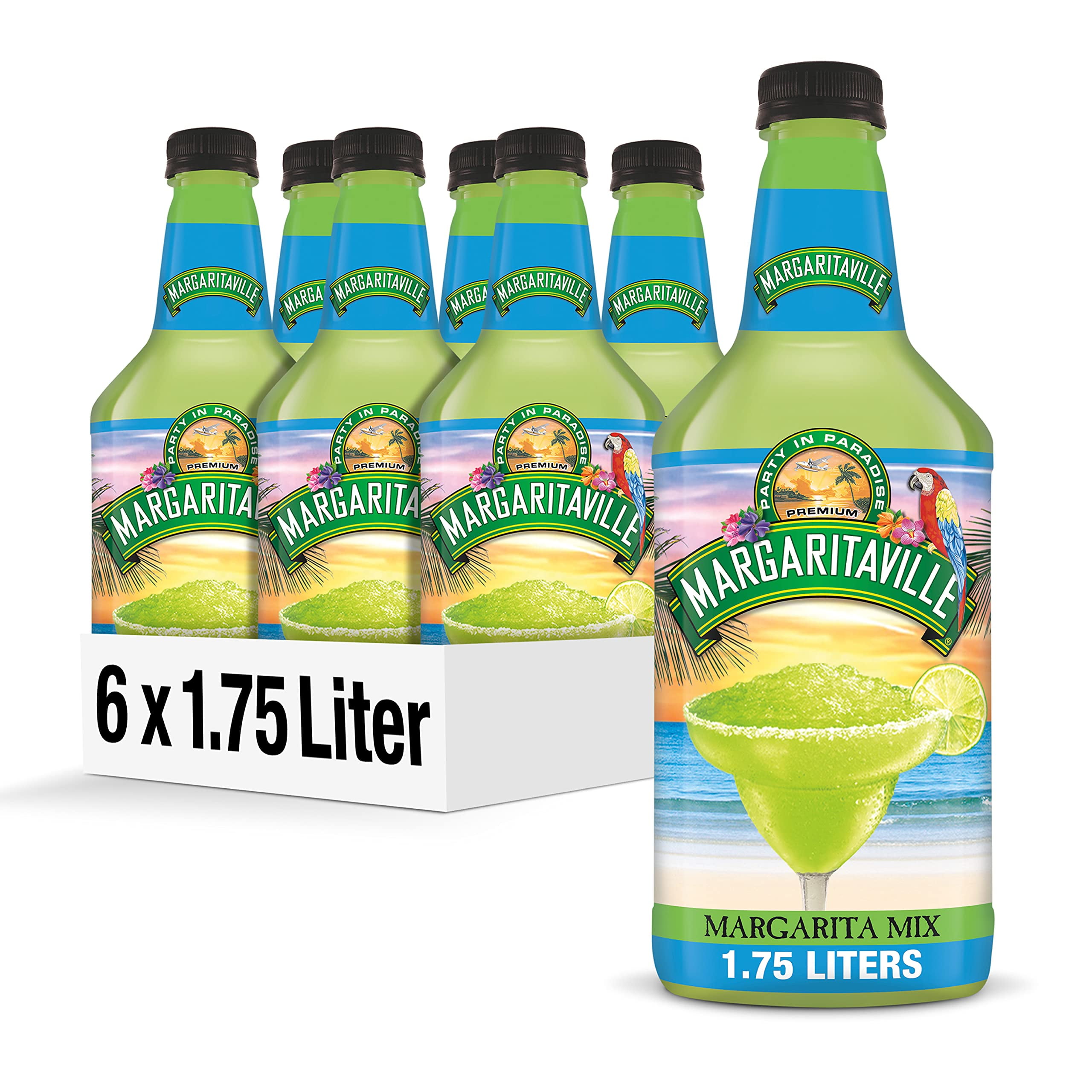 Margaritaville Margarita Mix, 1.75 L Bottles (Pack Of 6)