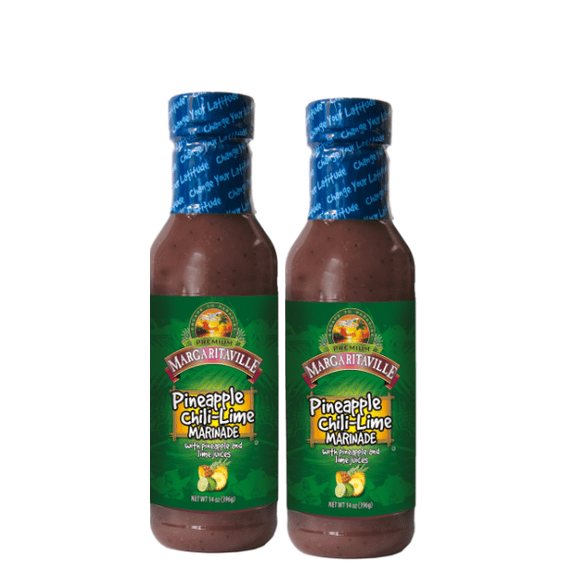 Margaritaville Marinade Pineapple Chili Lime, 14 oz each bottle