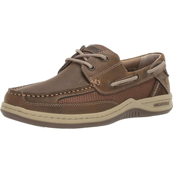 Margaritaville Men's Anchor Lace Boat Shoe 10 Brown