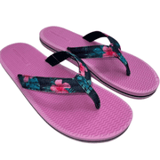 Margaritaville Womens Tropical Island Floral Cushioned Thong Sandals, 6