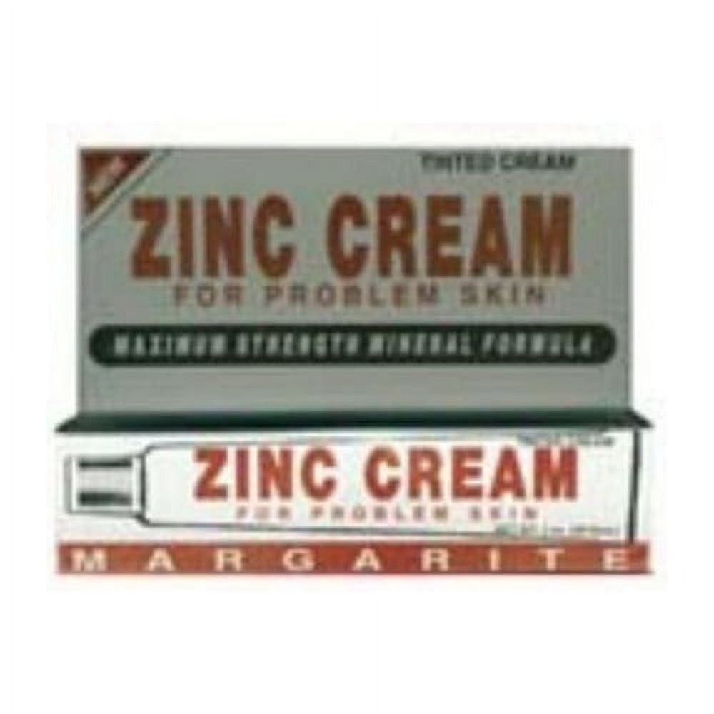 Margarite Tinted Cream With Zinc Formula For Problem Skin 1 Oz, 3