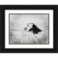 thumbnail image 1 of Margau, Delphine 24x19 Black Ornate Wood Framed with Double Matting Museum Art Print Titled - The Soaring Beautiful, 1 of 4