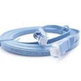 thumbnail image 1 of MarginMart 10 Feet, Ultra Premium CAT6 550 MHZ Flat Patch Cable, Blue 2 Pack, MM679570, 1 of 2