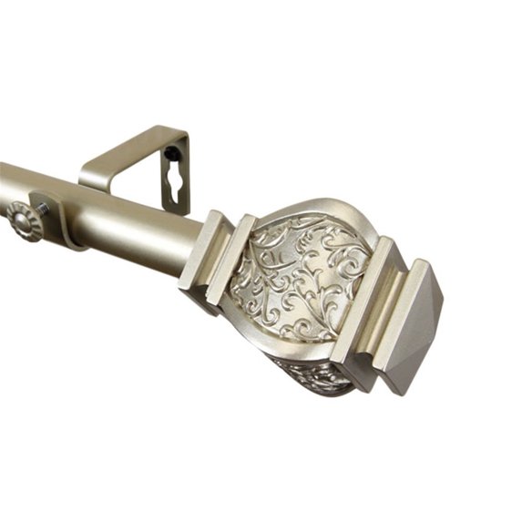 Margot 1" Curtain Rod-Color:Light Gold,Size:28-48"
