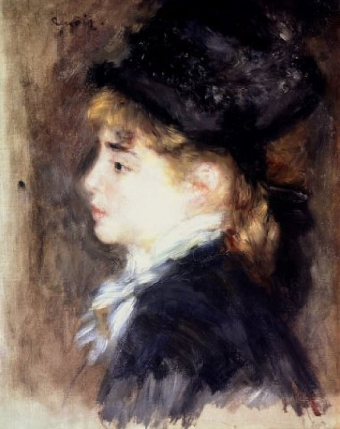 Margot 1879 Pierre Auguste Renoir (1841-1919 French) Oil on canvas Jeu de Paume Louvre Paris France Canvas Art - Pierre Auguste Renoir (24 x 36)