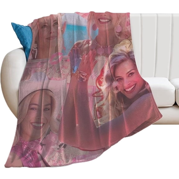 Margot Robbie Blanket Sexy #8 Ultra Soft Flannel Fleece Blanket Stylish Bedroom Living Room Sofa Warm Blanket All Season Use 30""*40""（76 * 100cm）, Style