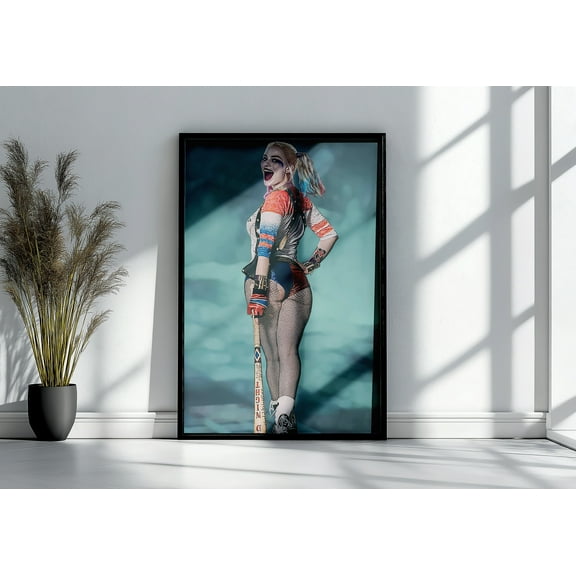Margot Robbie Harley Quinn Poster or Gallery Canvas Wall Art