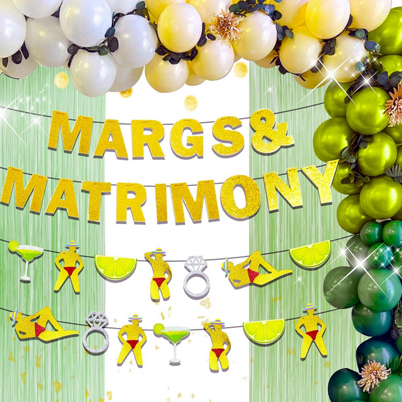 Margs And Matrimony Bachelorette Banner Sign Margs And Matrimony Bachelorette Party Decoration for Margarita Bachelorette Party Mexican Fiesta Bachelorette
