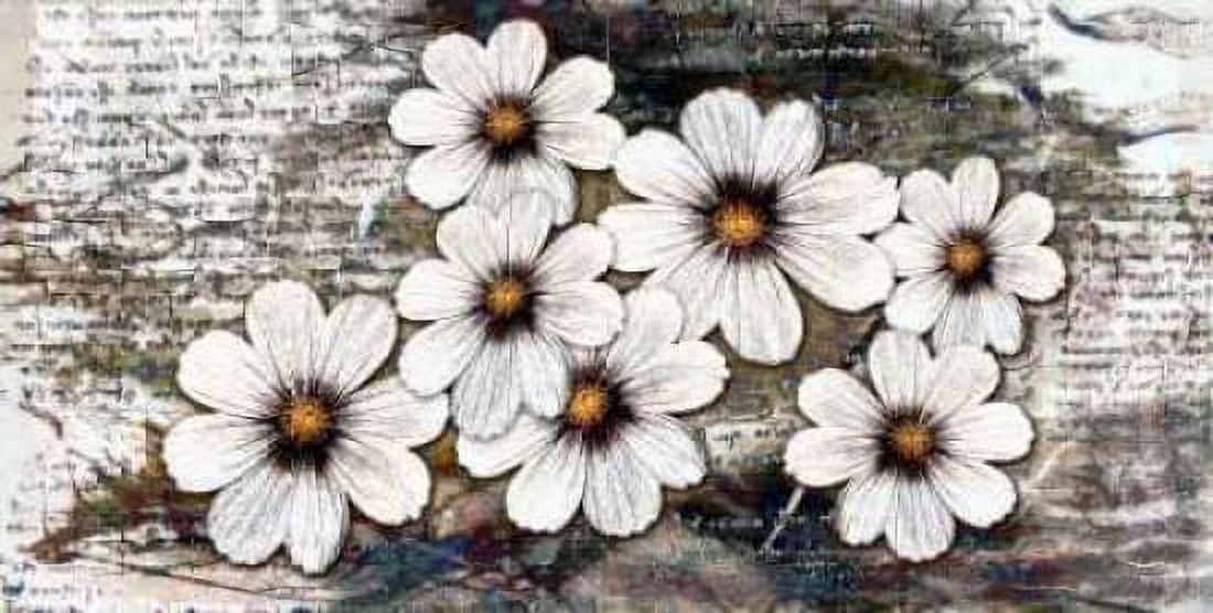 Marguerite Canvas Art - Susan P Willow (10 x 20)