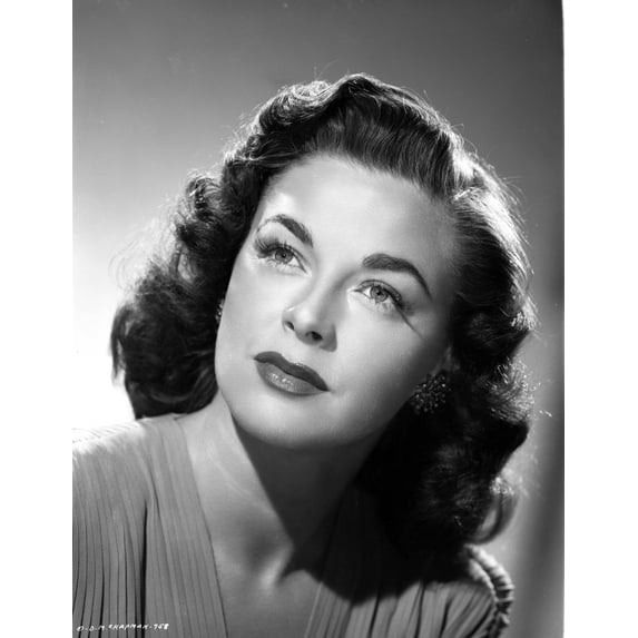 Marguerite Chapman Looking Up in Close up Classic Portrait Photo Print (24 x 30)