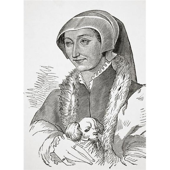 Marguerite De Navarre 1492 1549 Also Known As Marguerite of Angouleme & Poster Print, 12 x 17