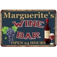 thumbnail image 1 of Marguerite's Green Wine Bar Sign Wall Decor 16 x 24 Matte Finish Metal 116240043996, 1 of 1
