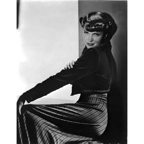 Margurite Churchill Seated in Classic Photo Print (8 x 10)