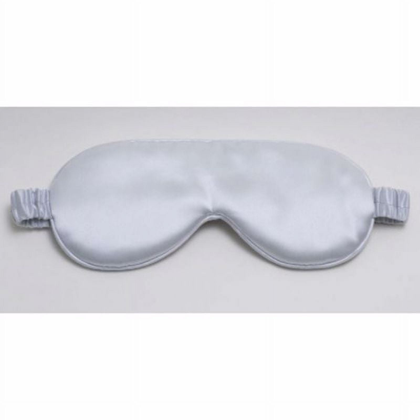 Mari Ann Silk Charmeuse Silk-Filled Sleep Mask, Grey