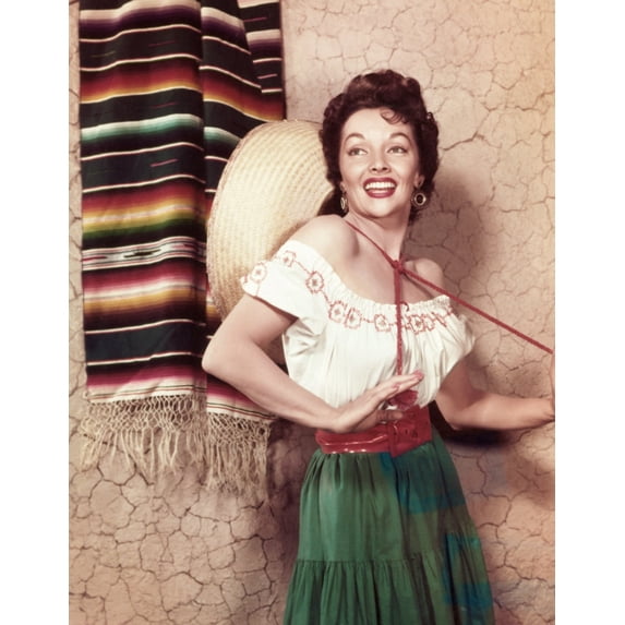 Mari Blanchard Ca. Mid-1950S Photo Print (16 x 20)