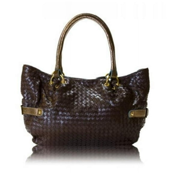 Mari Woven Bag - Brown- Bronze
