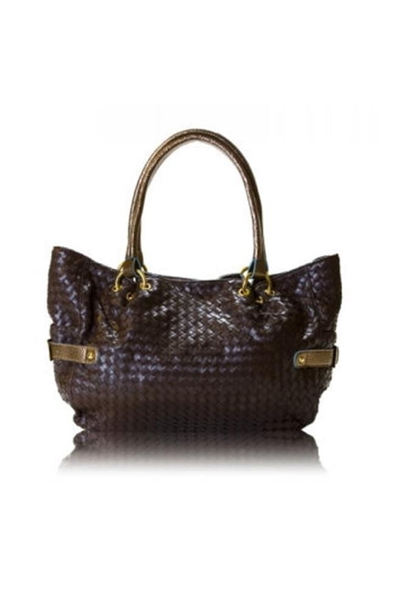 Mari Woven Bag - Brown- Bronze