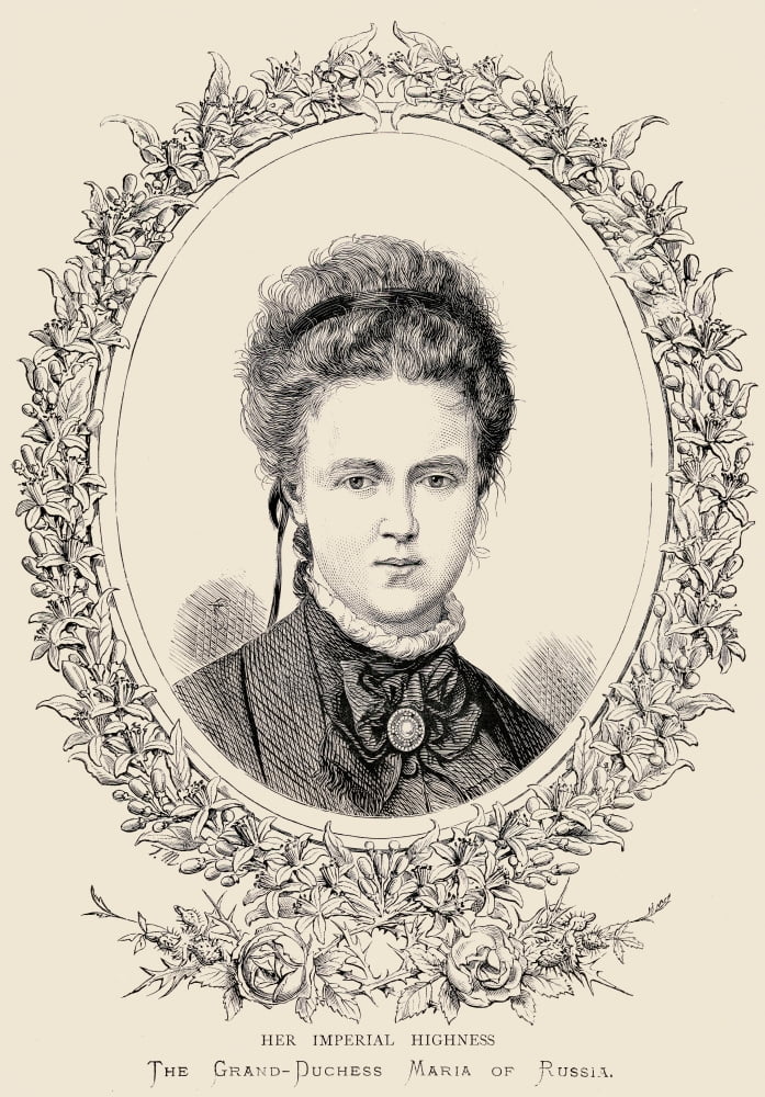 Maria Alexandrovna Her Imperial Highness Grand Duchess Of Russia 1853 1920 Canvas Art - Ken Welsh Design Pics (24 x 36)