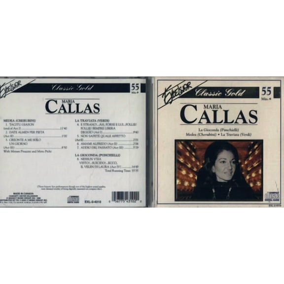 Maria Callas - Music CD - Very Good - Audio CD - Sold by gmusic