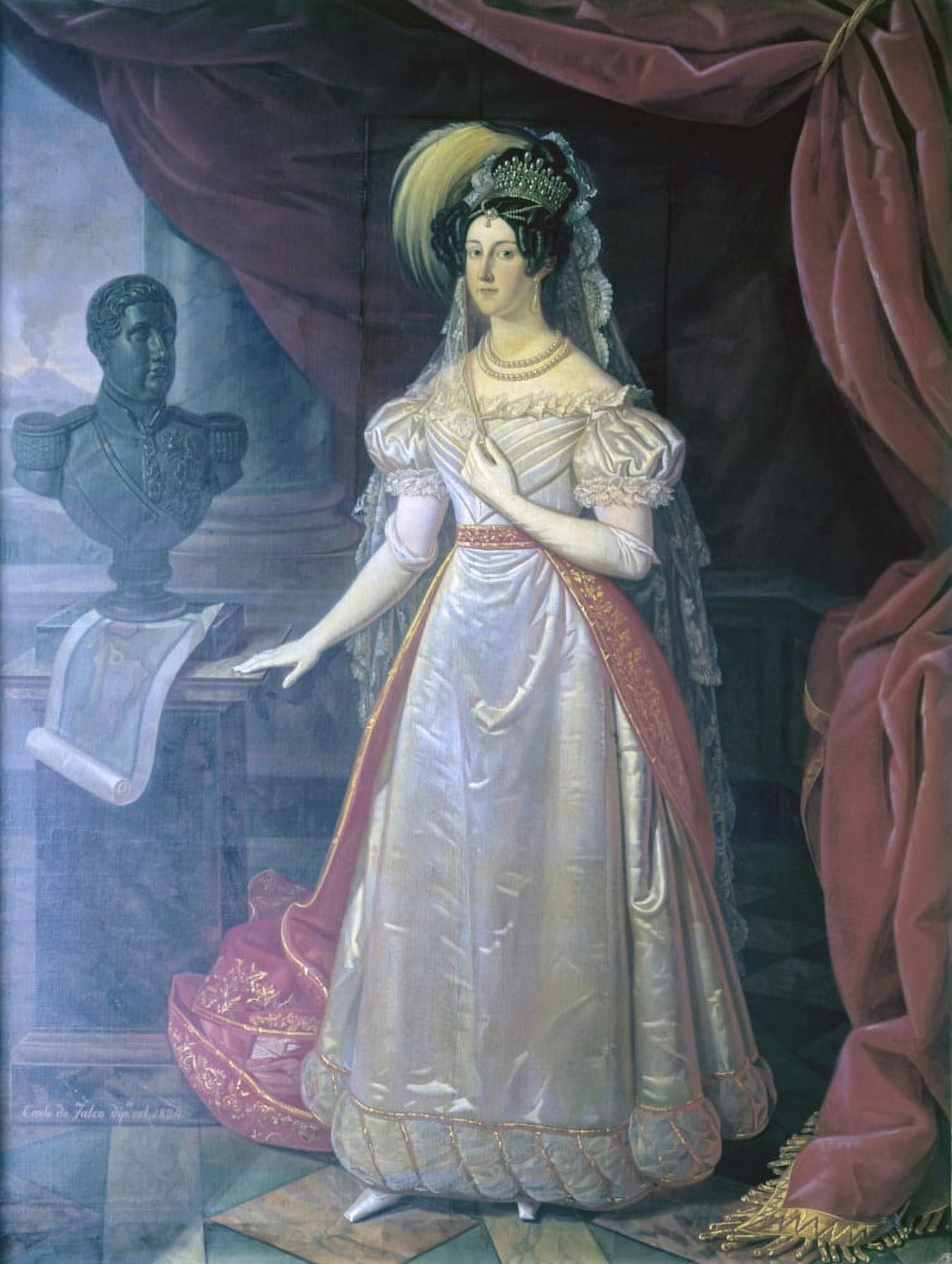 Maria Cristina Of Savoy Canvas Art - (24 x 36)