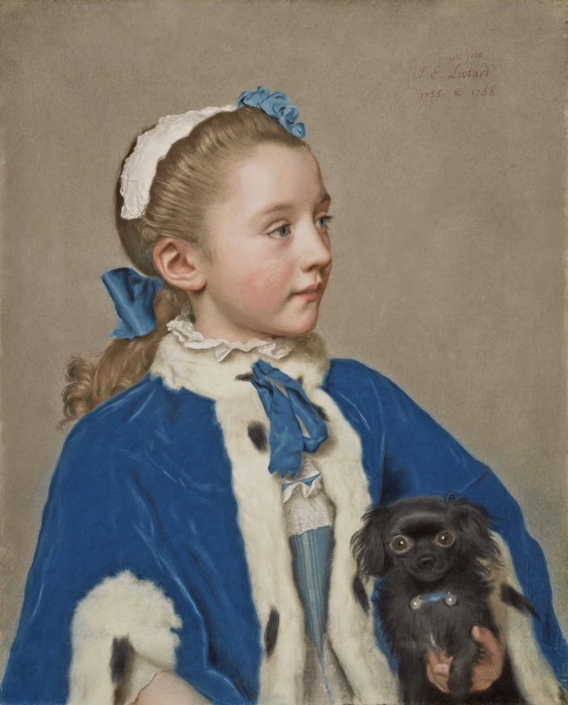 Maria Frederike Van Reede-Athlone At Seven Years Of Age Canvas Art - (24 x 36)