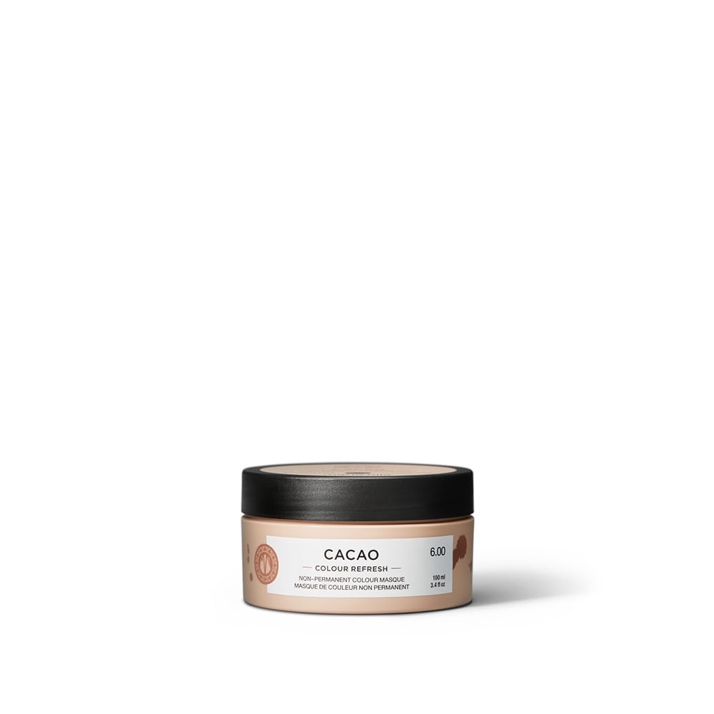 Maria Nila Colour Refresh, Cacao 3.4 Fl Oz, Brown Hair mask, Semi-Permanent Pigments, 100% Vegan & Sulfate/Paraben free
