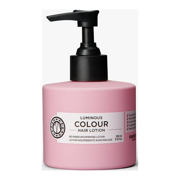 Maria Nila Luminous Color Hair Lotion, 6.8 Fl Oz / 200 ml, Reduces Color Loss from Washing, Pomegranate Counteracts Dehydration, 100% Vegan & Sulfate/Paraben free