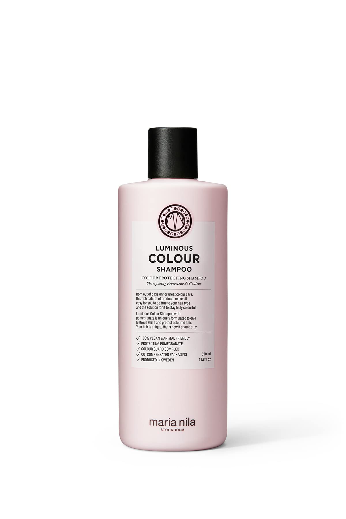 Maria Nila Luminous Colour, Shampoo 11.8 Fl Oz, Reduces Colour Loss