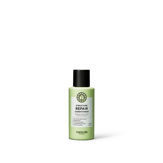 Maria Nila Structure Repair, Conditioner 3.4 Fl Oz, For Damaged & Chemically Treated Hair, Algae Extract Rebuilds & Moisturizes, 100% Vegan & Sulfate/Paraben free