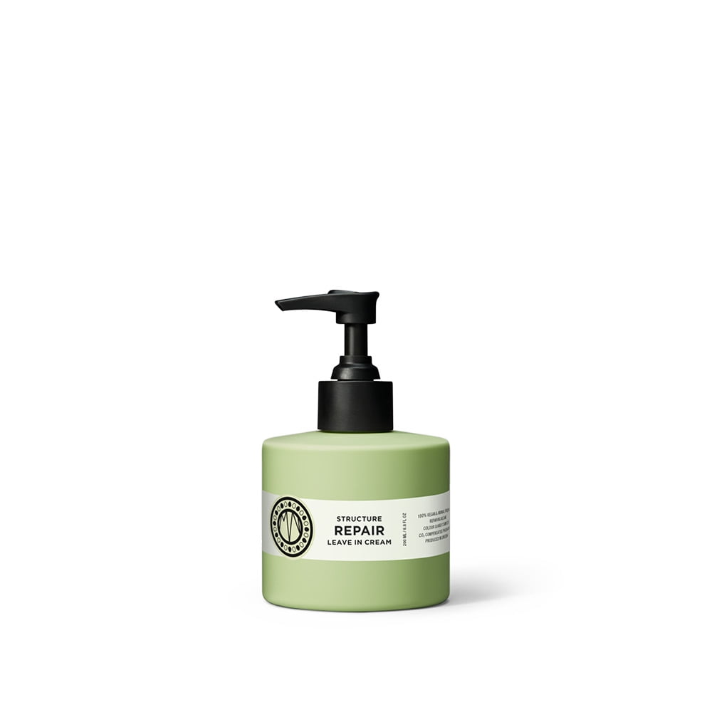 Maria Nila Structure Repair, Leave-in Cream, 6.8 Fl Oz, For Damaged & Chemically Treated Hair, Algae Extract Rebuilds & Moisturizes, 100% Vegan & Sulfate/Paraben free