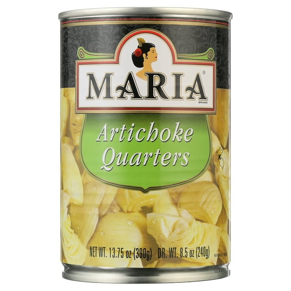 Maria Quartered Artichokes Hearts, 13.75 oz, Can