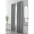 thumbnail image 1 of Maria Richly Textured Woven Grommet Curtain Panel 52" x 63" in Grey, 1 of 4