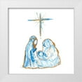 thumbnail image 1 of Maria, Robin 15x15 White Modern Wood Framed Museum Art Print Titled - Blue and Gold Nativity I, 1 of 4