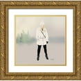 thumbnail image 1 of Maria, Robin 20x20 Gold Ornate Wood Framed with Double Matting Museum Art Print Titled - Chilling in Style, 1 of 4