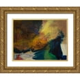 thumbnail image 1 of Maria, Robin 24x19 Gold Ornate Wood Framed with Double Matting Museum Art Print Titled - Wave, 1 of 4