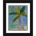 thumbnail image 1 of Maria, Robin 25x32 Black Ornate Wood Framed with Double Matting Museum Art Print Titled - Tropical Palms I, 1 of 4