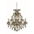 thumbnail image 1 of 2800 Maria Theresa Collection Hanging Fixture W33.5in H35.4in Lt:12 Golden Teak Finish (Royal Cut Golden Teak Crystals) - Finish:Golden Teak - Finish:Golden Teak - Finish:Golden Teak - Finish:Golden T, 1 of 1