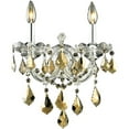 thumbnail image 1 of Elegant Lighting Maria Theresa 2 Light Elements Crystal Wall Sconce, 1 of 2