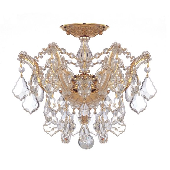 Crystorama Lighting - Three Light Ceiling Mount - Ceiling Mount - Maria Theresa